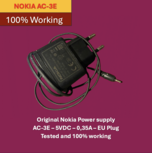 Original Nokia Power supply  AC-3E &ndash; 5VDC &ndash; 0,35A &ndash; EU Plug Tested 