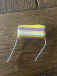 foliecator (film capacitor) - 0,47 &micro;F (470 nF)