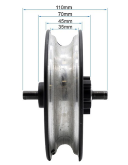 Originele velg voor Wispeed T855 elektrische step