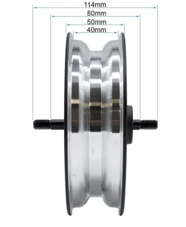 Originele velg voor Niu KQi1 Pro elektrische step