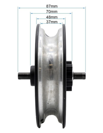 Originele velg voor Wispeed T850 elektrische step