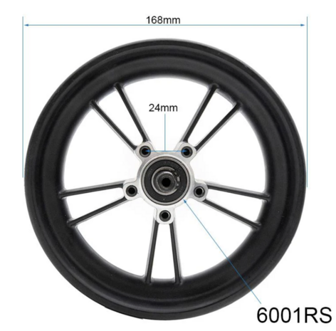 Originele velg voor Wispeed T850 elektrische step