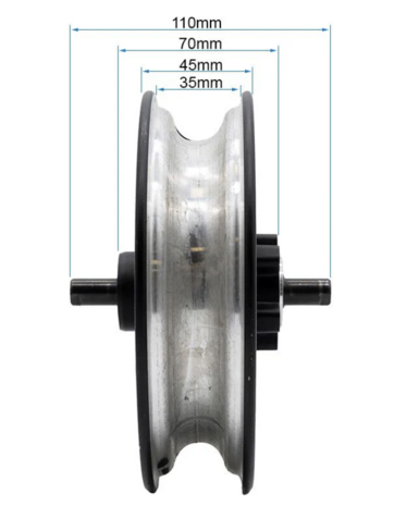 Originele velg voor Wispeed T855 elektrische step