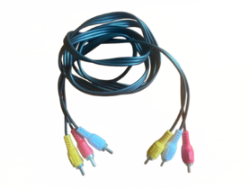 Composiet kabel Stereo + video 3X cinch/Tulp aansluiting 2,0m (2e hands)