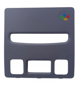 Nintendo Snes (Super Nintendo) front plaat "Onderdelen 2e hands)