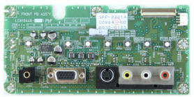 JVC PD-35B50BU - Side AV - LCA10446 -1 - SFP-8201A - LCB10446 -001D