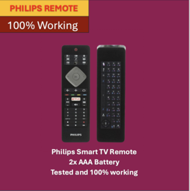 Philips Smart TV Remote 2x AAA Battery Tested and 100% working